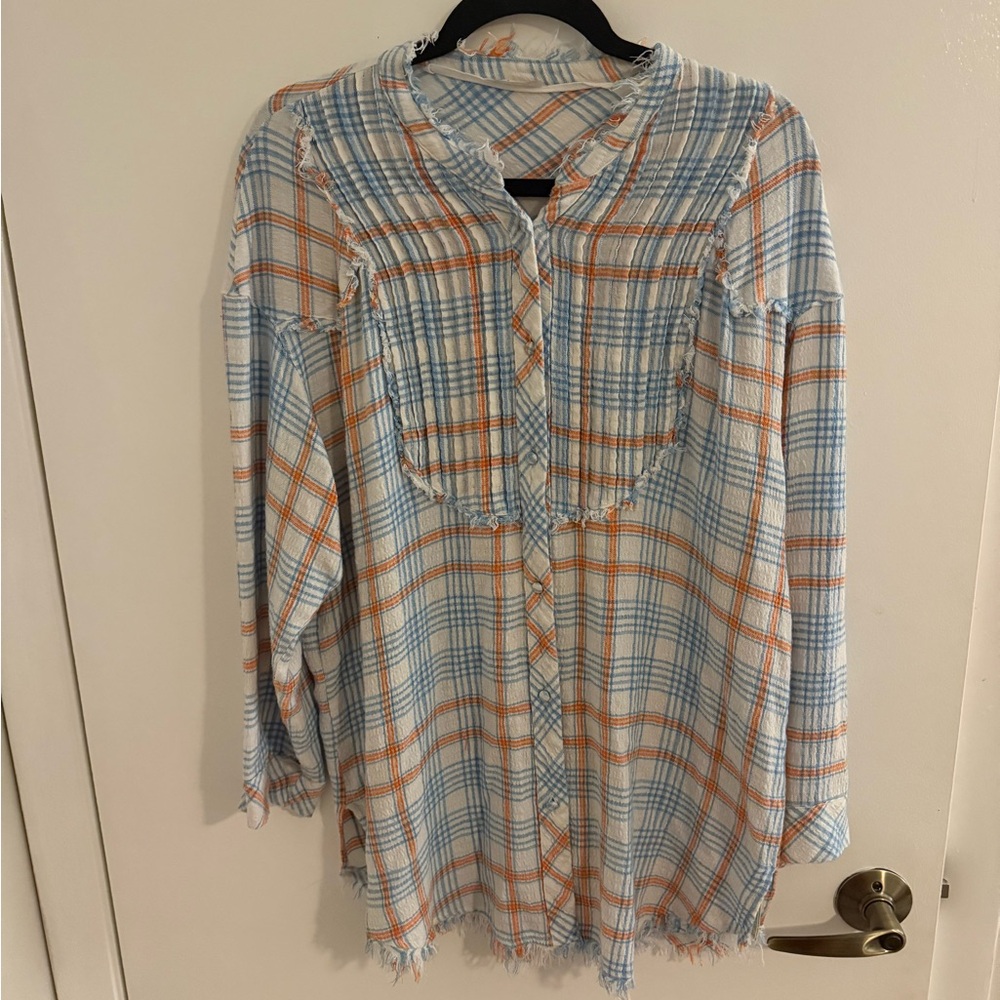 Plaid About You Sleep Top by Intimately Free People